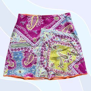 dELiA's Paisley Mini Skirt